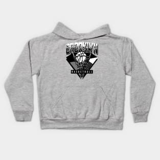 Brooklyn Basketball 90s Throwback Kids Hoodie